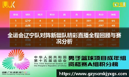 全运会辽宁队对阵新疆队精彩直播全程回顾与赛况分析